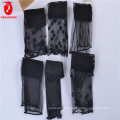 Black silk tube Socks Wholesale Custom Print Socks for girls